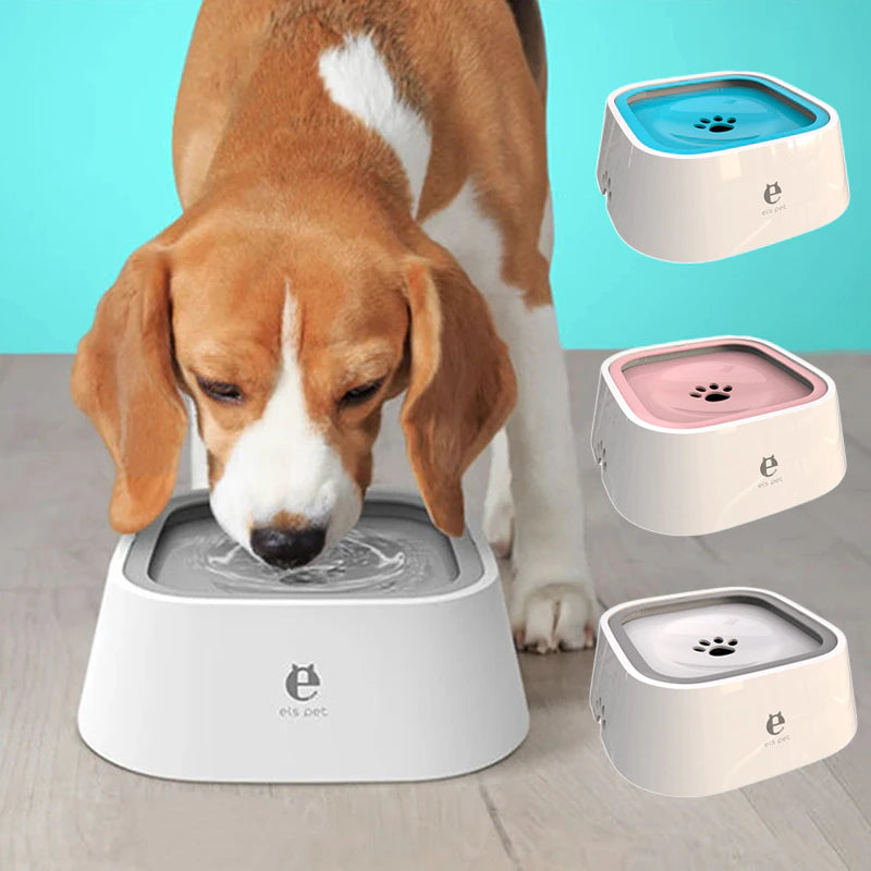 Dog Drinking Water Bowl Floating Non-Spill 