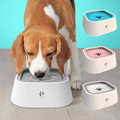 Dog Drinking Water Bowl Floating Non-Spill 