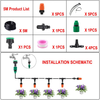 Automatic Misting Fog Nozzles Irrigation System