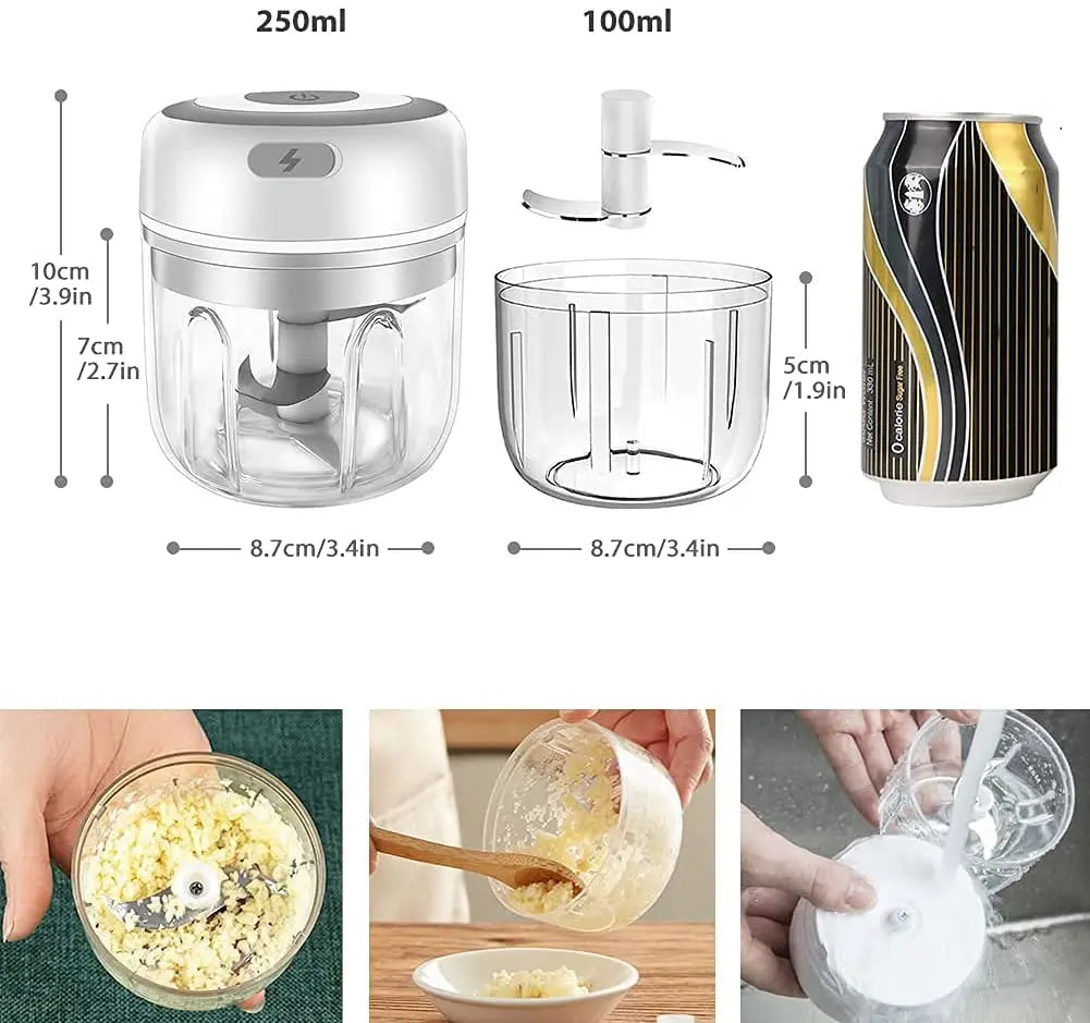 Electric Garlic Grater Mini Chopper 