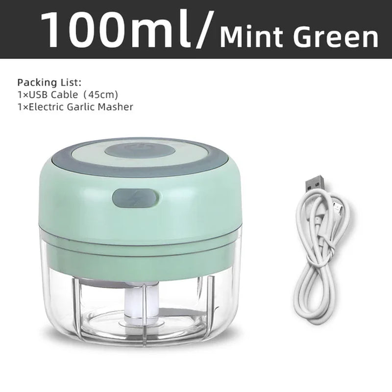 Electric Garlic Grater Mini Chopper 