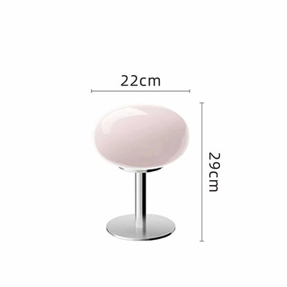 Italian Designer Glass Egg Tart Table Lamp 