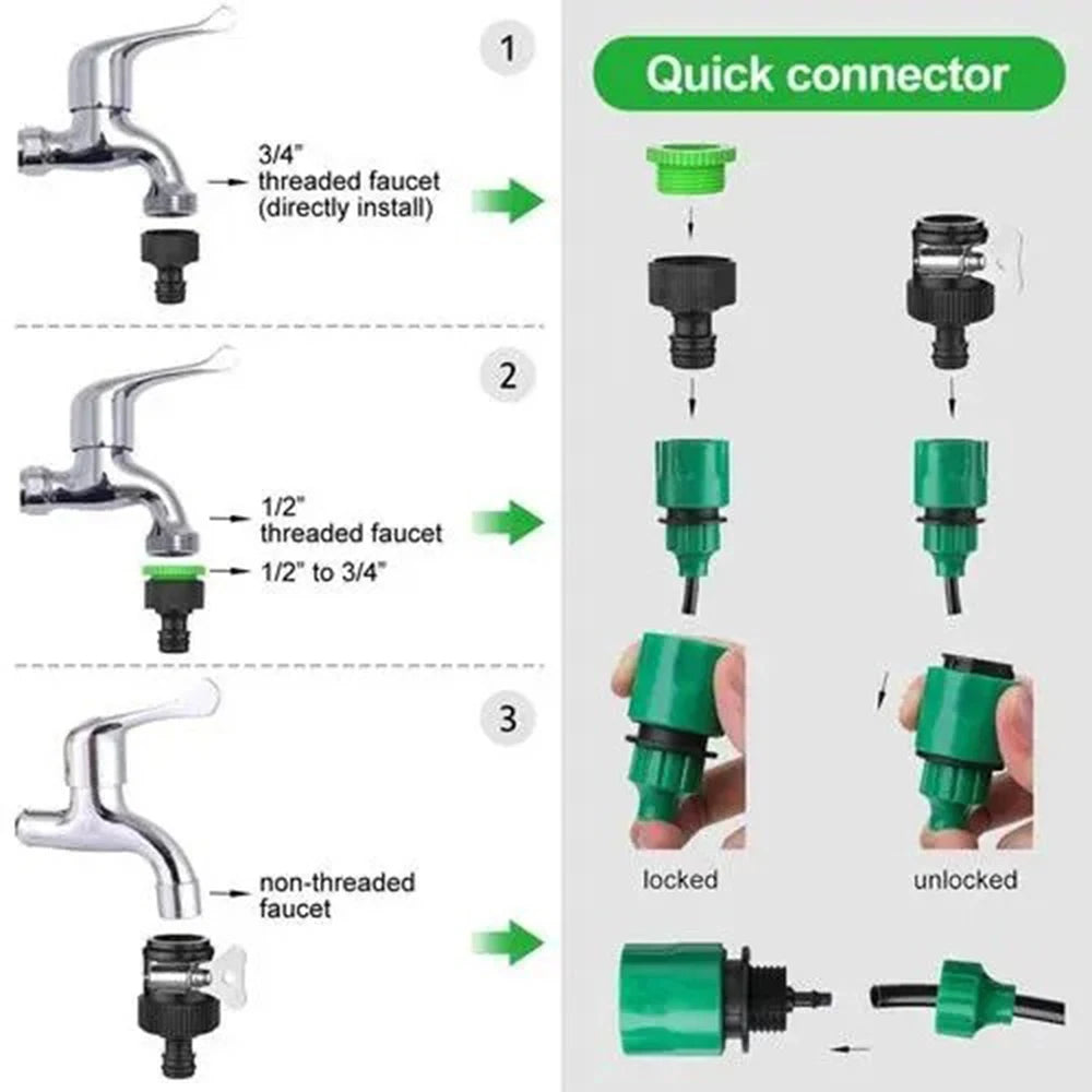 Automatic Misting Fog Nozzles Irrigation System