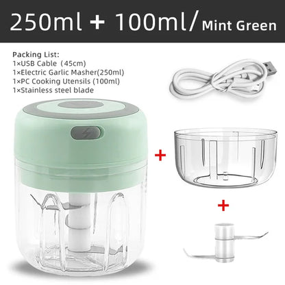 Electric Garlic Grater Mini Chopper 