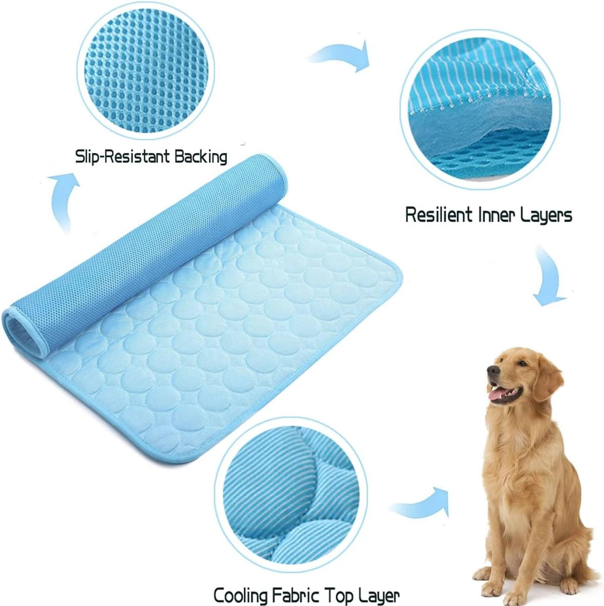 Summer Dog Cooling Mat & Sleeping Pad