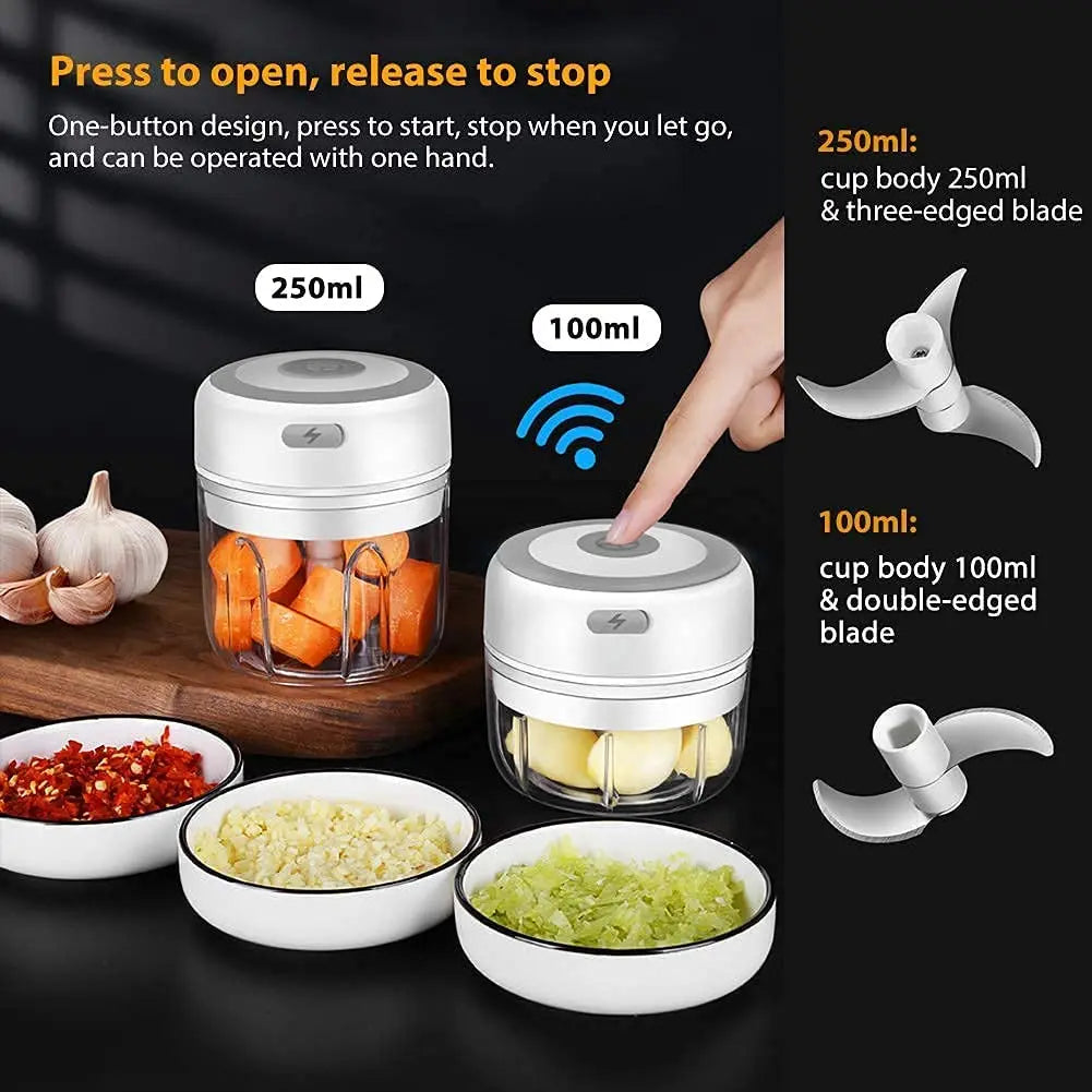 Electric Garlic Grater Mini Chopper 